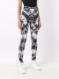 Philipp Plein Fietsshorts met tie-dye print Zwart - Thumbnail 3