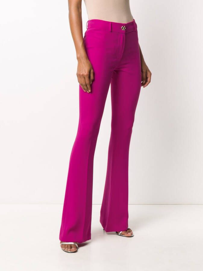 Philipp Plein Flared broek Roze