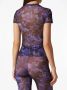 Philipp Plein T-shirt met bloemenprint Zwart - Thumbnail 3