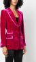 Philipp Plein Fluwelen blazer Roze - Thumbnail 3