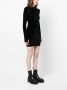 Philipp Plein Fluwelen mini-jurk Zwart - Thumbnail 3
