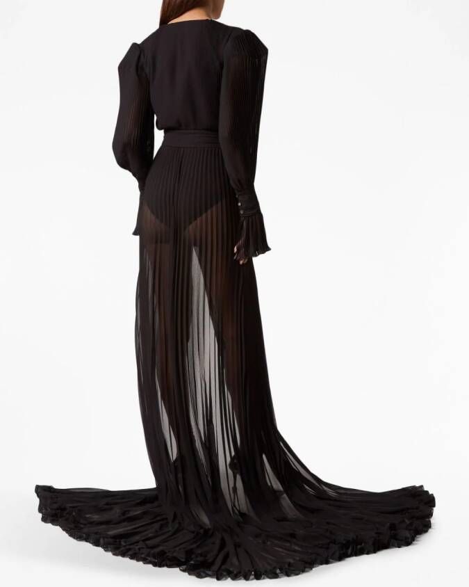 Philipp Plein Geplooide jurk Zwart