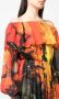 Philipp Plein Geplooide maxi-jurk Oranje - Thumbnail 5