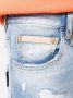 Philipp Plein Gerafelde jeans Blauw - Thumbnail 5