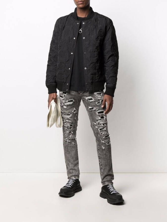 Philipp Plein Mesh jeans Grijs