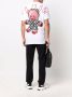 Philipp Plein Geruit T-shirt met ronde hals Wit - Thumbnail 2