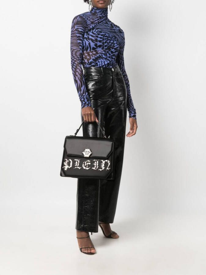 Philipp Plein Gothic Plein schoudertas Zwart