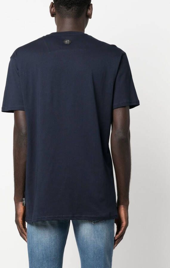 Philipp Plein T-shirt met print Blauw