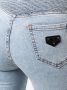 Philipp Plein High waist bikerjeans Blauw - Thumbnail 5
