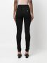 Philipp Plein High waist bikerjeans Zwart - Thumbnail 4