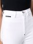 Philipp Plein High waist jeans dames Spandex Elastane katoen Polyester 25 Wit - Thumbnail 5