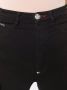 Philipp Plein High waist jeans dames Polyester katoen Elastane 25 Zwart - Thumbnail 4