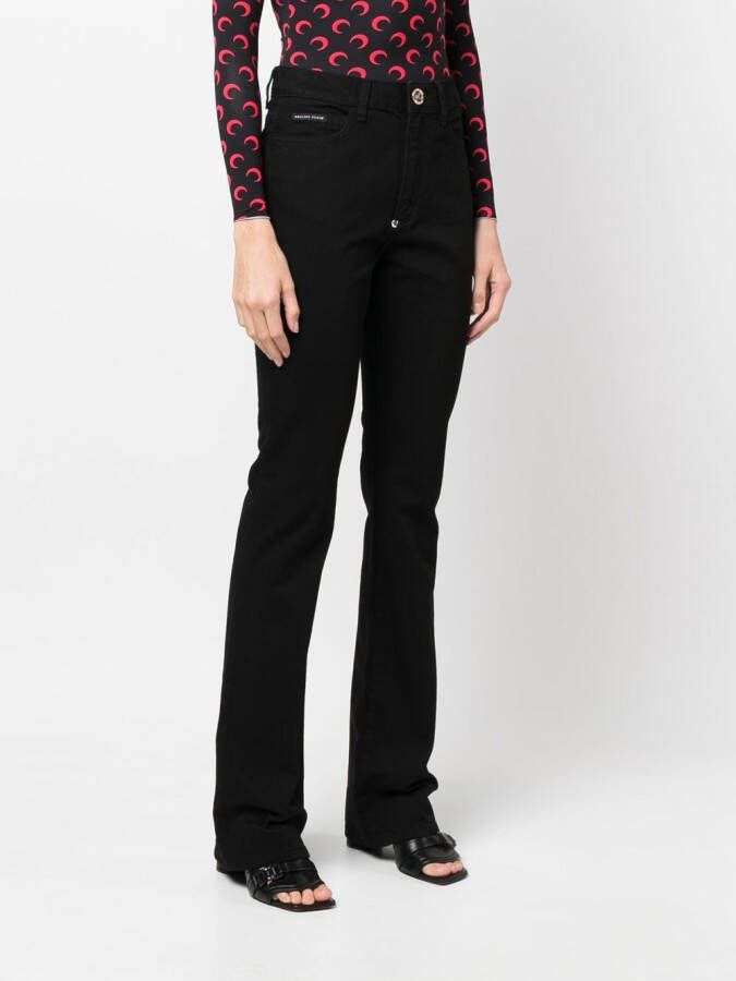 Philipp Plein High waist jeans Zwart