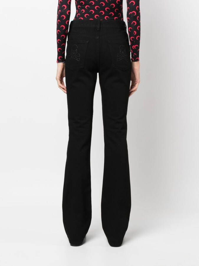 Philipp Plein High waist jeans Zwart