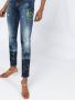 Philipp Plein High waist jegging Blauw - Thumbnail 2