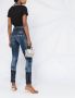 Philipp Plein High waist jegging Blauw - Thumbnail 3