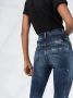 Philipp Plein High waist jegging Blauw - Thumbnail 4