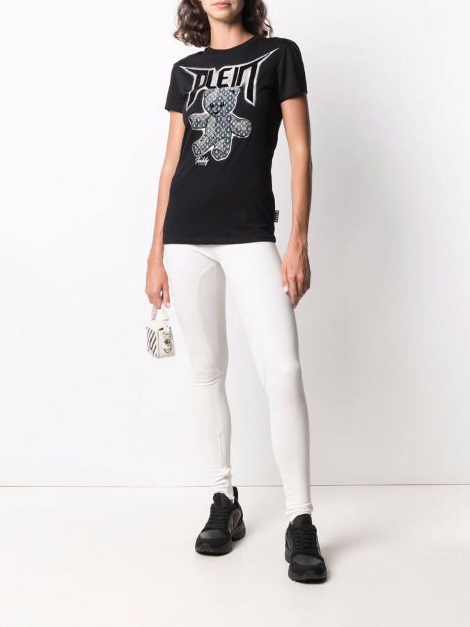 Philipp Plein High waist legging Wit