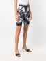 Philipp Plein Fietsshorts met tie-dye print Zwart - Thumbnail 3