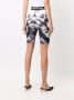 Philipp Plein Fietsshorts met tie-dye print Zwart - Thumbnail 4