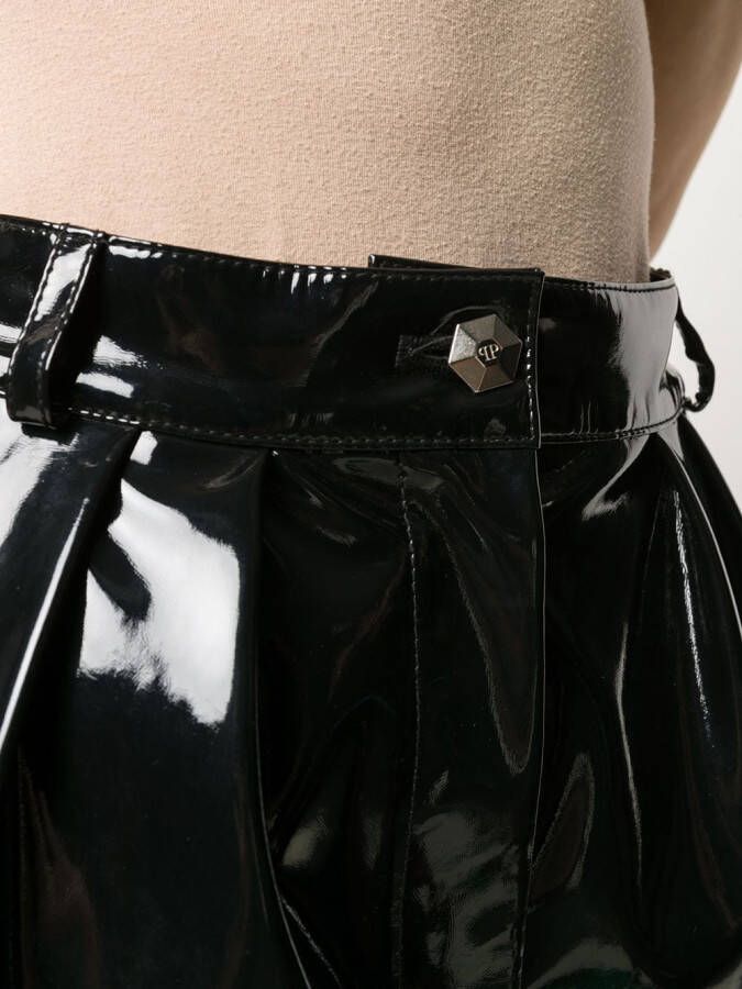 Philipp Plein High waist shorts Zwart