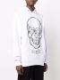 Philipp Plein Hoodie met kristallen doodskop Wit - Thumbnail 4