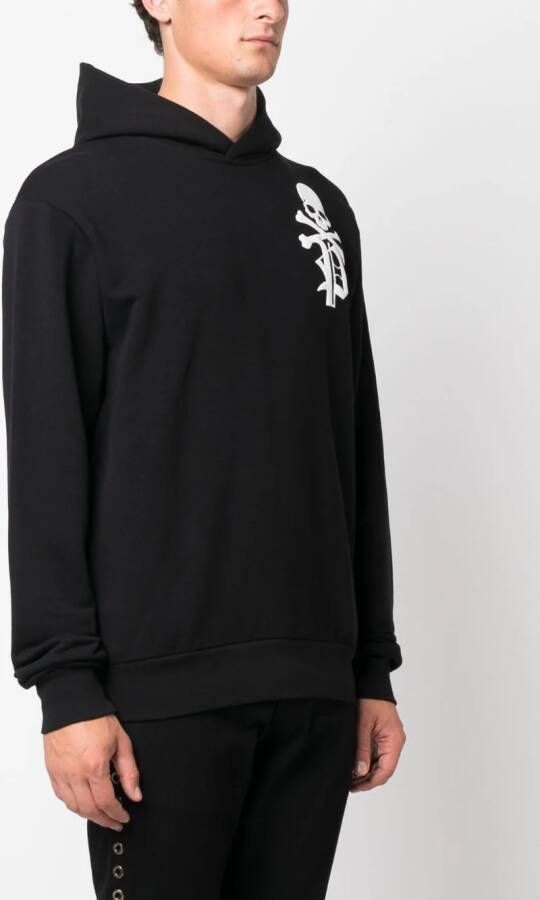 Philipp Plein Hoodie met logo Zwart