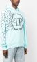 Philipp Plein Hoodie met logoprint Blauw - Thumbnail 3