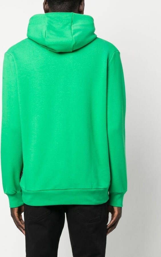 Philipp Plein Hoodie met logoprint Groen