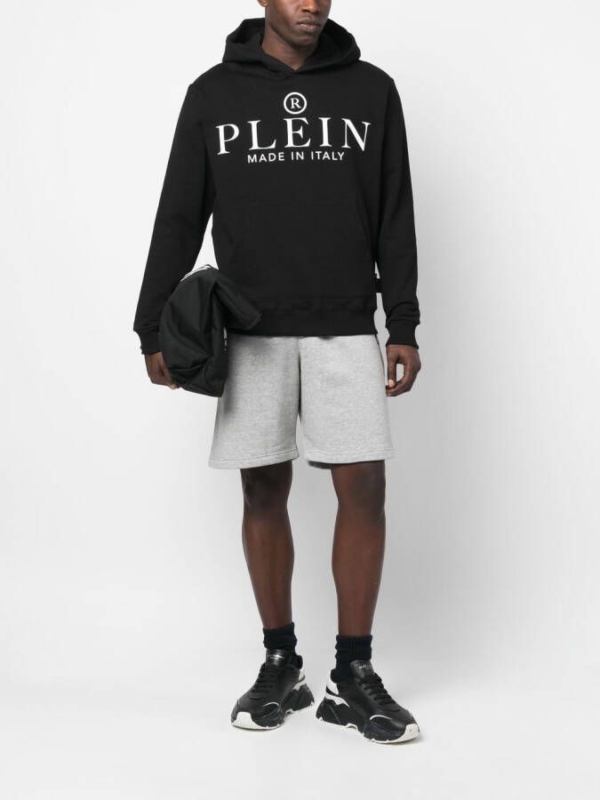 Philipp Plein Hoodie met logoprint Zwart