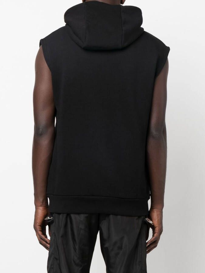 Philipp Plein Hoodie met logoprint Zwart