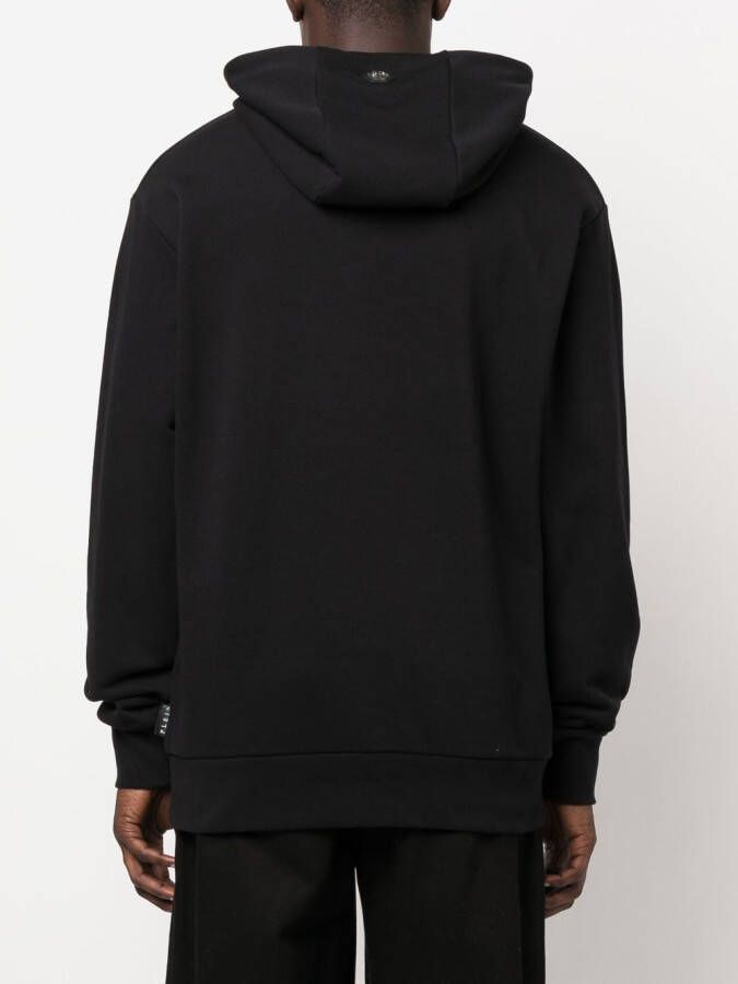 Philipp Plein Hoodie met logoprint Zwart