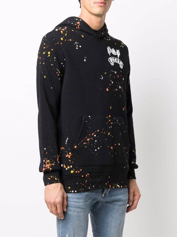 Philipp Plein Hoodie met print Zwart