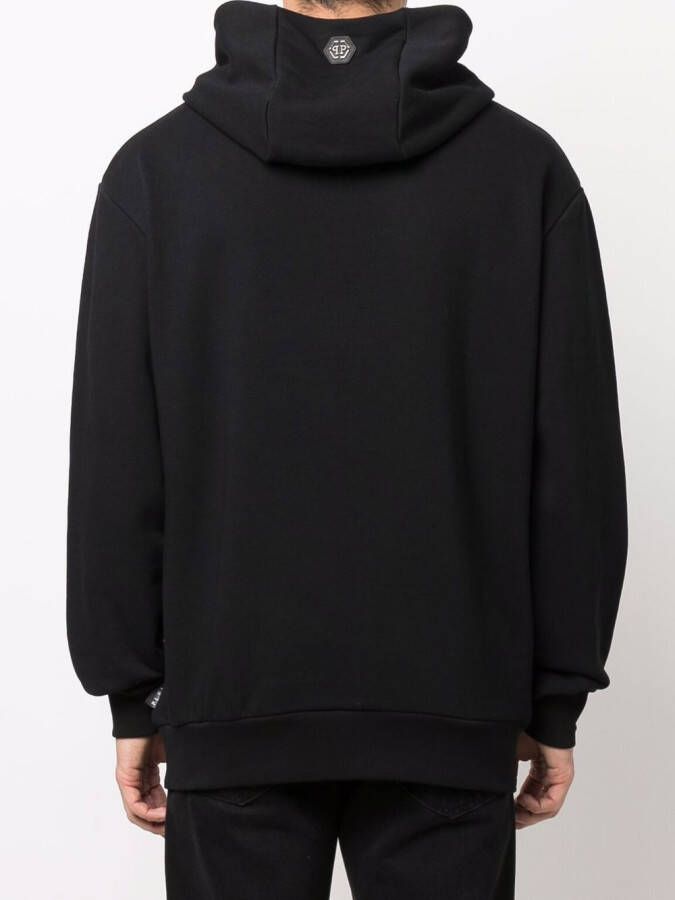 Philipp Plein Hoodie met print Zwart