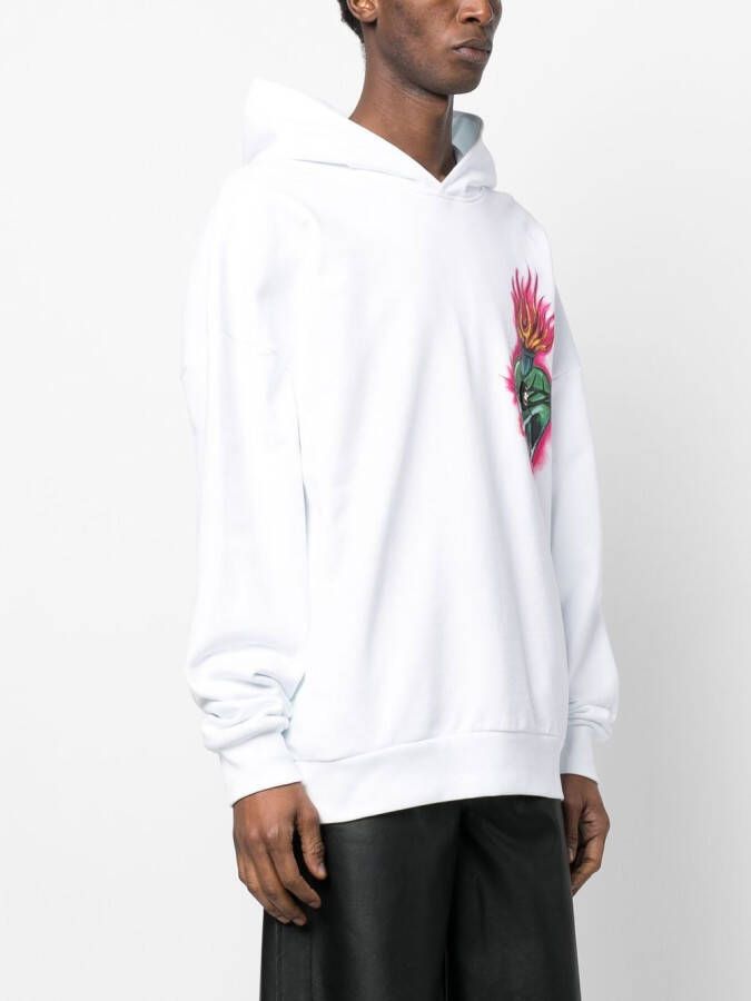 Philipp Plein Hoodie Wit