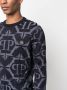 Philipp Plein Intarsia sweater Blauw - Thumbnail 5