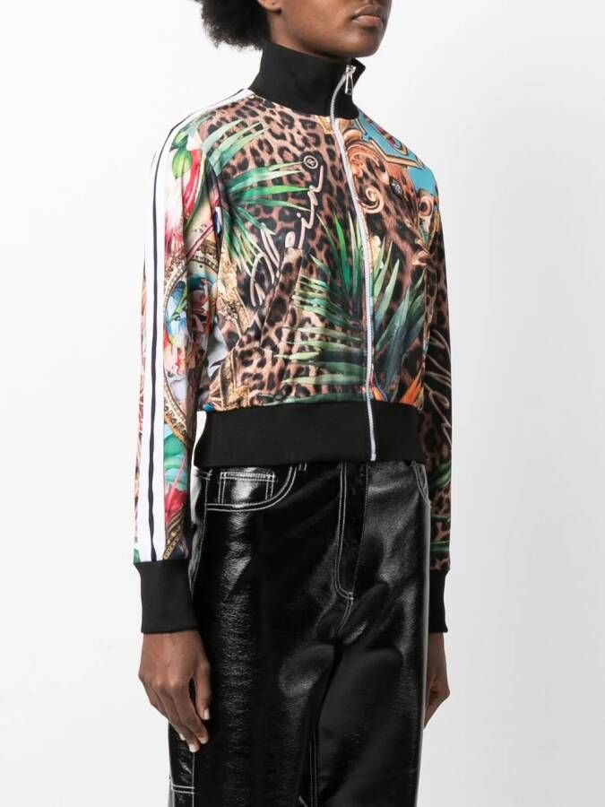 Philipp Plein Jack met barokprint Zwart