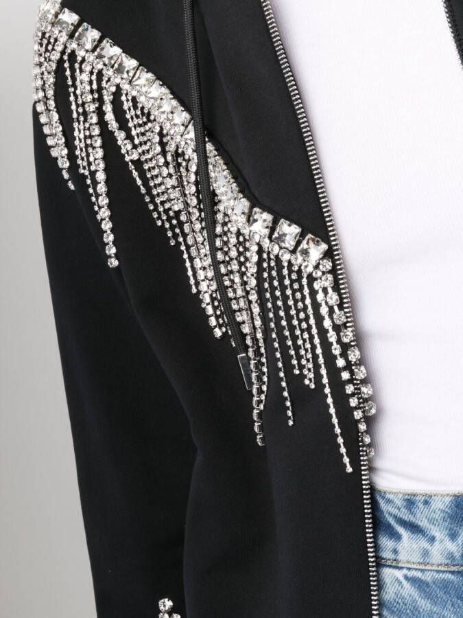 Philipp Plein Jack met capuchon Zwart