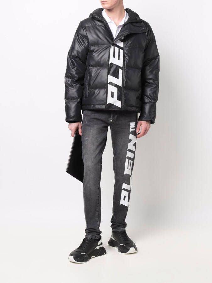 Philipp Plein Jack met capuchon Zwart