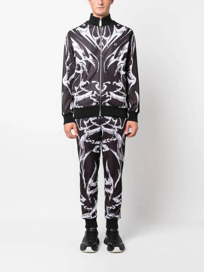 Philipp Plein Jack met grafische print Zwart