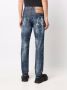 Philipp Plein Jeans met bandanaprint Blauw - Thumbnail 4