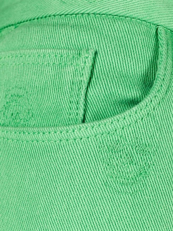 Philipp Plein Broek met borduurwerk Groen