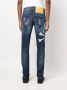 Philipp Plein Jeans met doodskopprint Blauw - Thumbnail 4