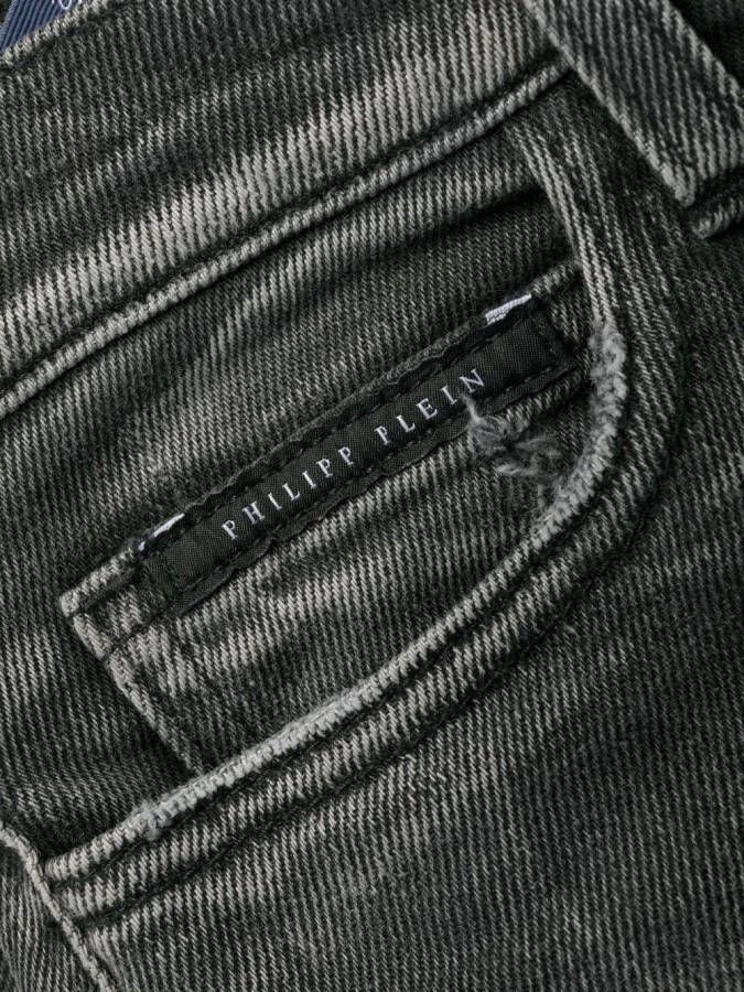 Philipp Plein Jeans met logoplakkaat Zwart