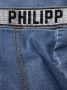 Philipp Plein Jegging verfraaid met logo Blauw - Thumbnail 5