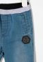 Philipp Plein Junior Broek met logoplakkaat Blauw - Thumbnail 3