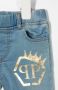 Philipp Plein Junior Jeans met logoprint Blauw - Thumbnail 3