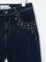 Philipp Plein Junior Jeans verfraaid met kristallen Blauw - Thumbnail 3