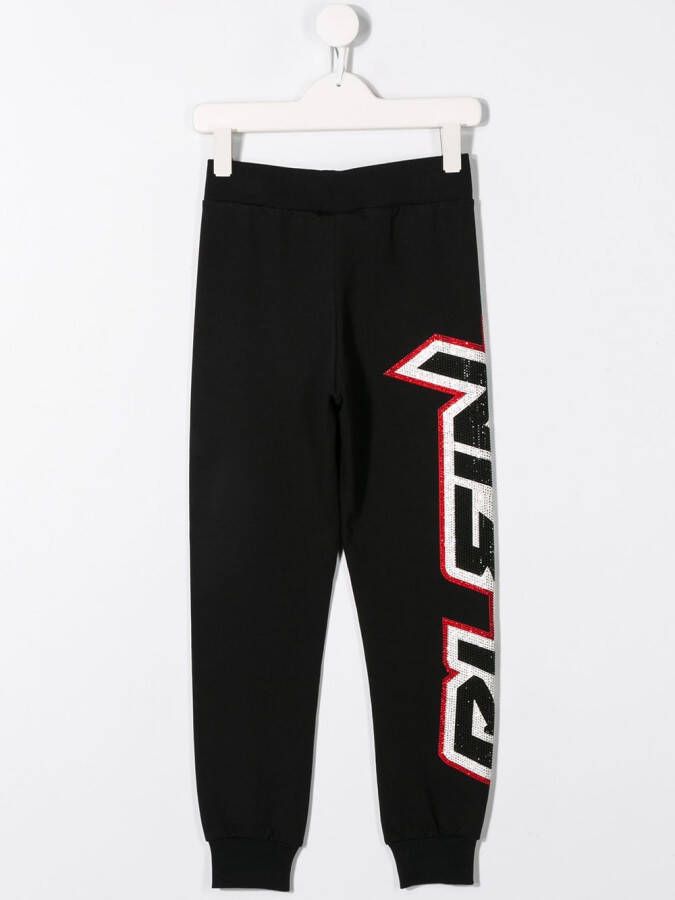 Philipp Plein Junior Joggingbroek Zwart
