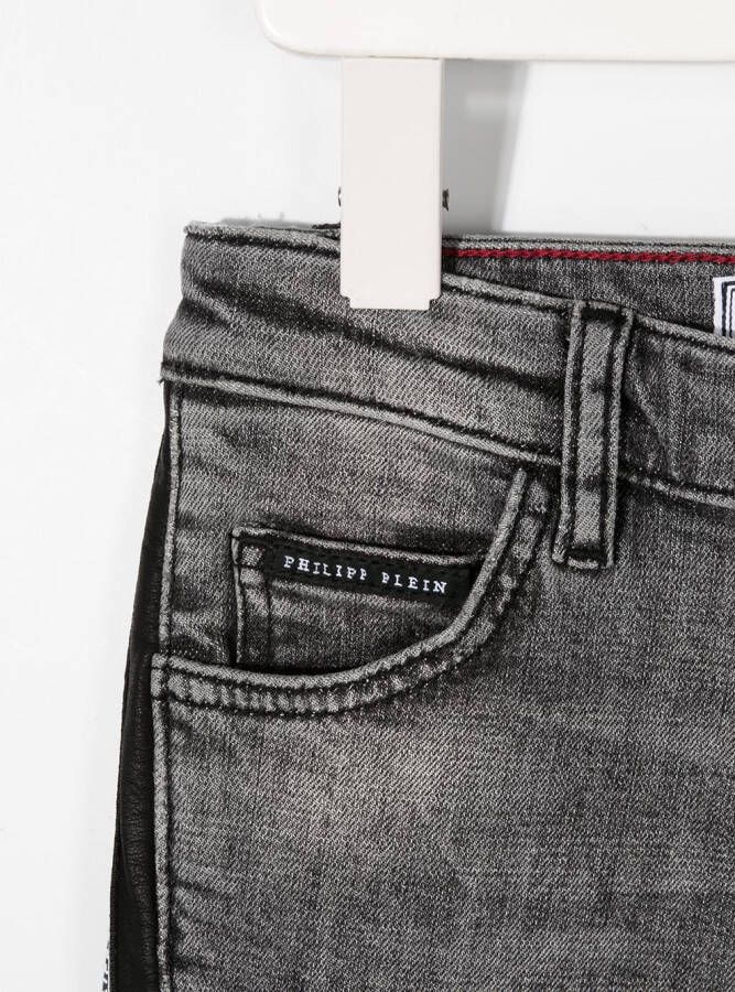 Philipp Plein Junior Straight jeans Grijs